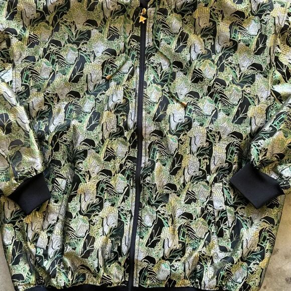 Vintage Y2K Member's Property All Over Print AOP Samurai Hoodie Size XXL - Picture 2 of 7